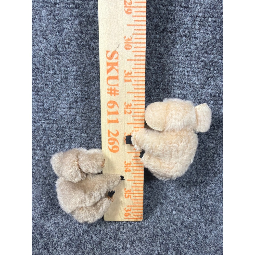 Vintage 1980s Koala Clip On Plush Toy Set of 2 Retro Fuzzy Pencil Huggers - Picture 2 of 6